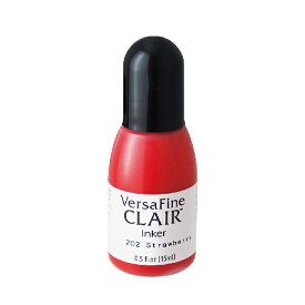 バーサファイン クレア インカー ツキネコ 補充インク 15ml ナチュラルカラー 新色 インキ 布用 紙用 油性 顔料系 インク 速乾性 にじまない 鮮明 VersaFine CLAIR TSUKINEKO 補充液 インキ カラーインカー 文房具 便利 グッズ 補充用インク 補充液 15ml入り