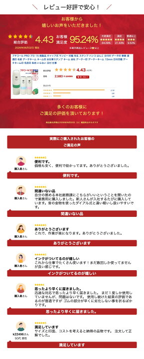 楽天市場】プチコール PRO プロ 15 既製品 キャップ式 サンビー 印鑑 
