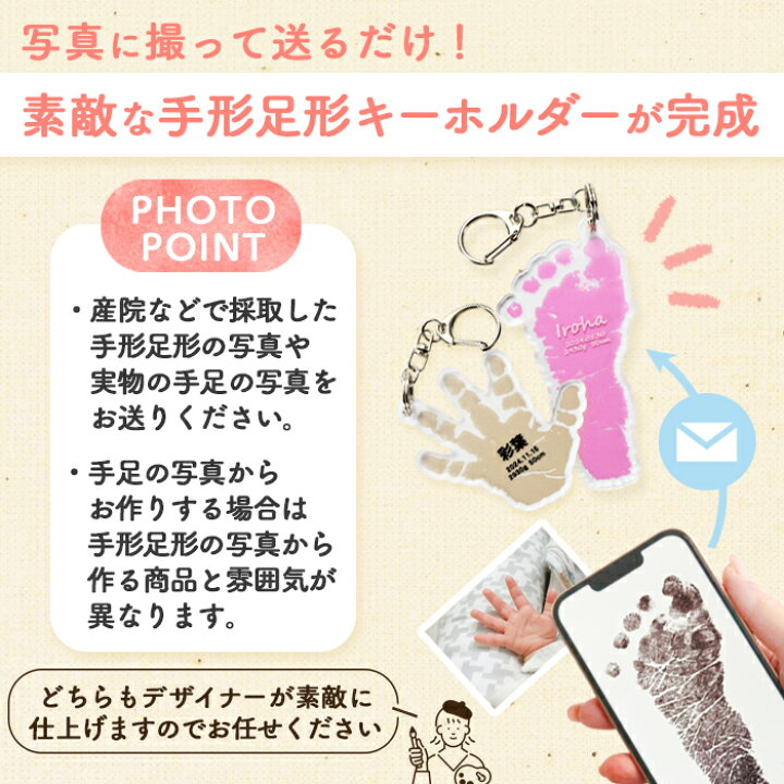 楽天市場】【10%OFFクーポン配布中】 赤ちゃん 手形 足形 名入れ 