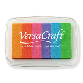 【最大1000円OFFクーポン発行中】ツキネコ スタンプ インク バーサクラフトL グラデーション VK- レインボー