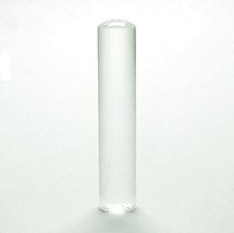 全体運を高めるといわれる白水晶（クリスタル）のはんこ。 水晶印鑑 白水晶（クリスタル）16.5×60ミリ[宅配便]