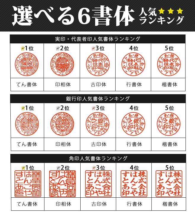 楽天市場】印鑑・はんこ 法人印鑑 黒水牛印鑑3本Bセット 専用ケース付