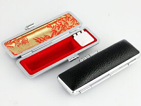 【10％OFFクーポン配布中】 個人印鑑ケース 高級もみ革印鑑ケース（黒） 10.5mm〜18.0mm用 10.5mm 12mm 13.5mm 15mm 16.5mm 18.0mm 実印 銀行印 認印 かわいい 印鑑 はんこ ギフト 祝い プレゼント