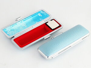 【10%OFFクーポン配布中】 印鑑ケース パステルカラーもみケース(水色) 12.0mm用 個人印鑑 ハンコ いんかん 就職祝い 印鑑セット 送料無料 会社印 ギフト 祝い プレゼント