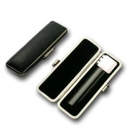 送料無料◆印鑑 はんこ 銀行印 黒水牛 12mm 印鑑ケース【ブラックメタル枠】 [印鑑 作成 銀行印 印鑑ケー…