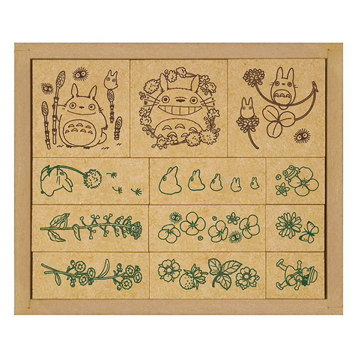 楽天市場 ビバリー となりのトトロ 草花はんこ 春夏 ゴム印 Soh 007 ジブリ スタンプ セット キャラクター グッズ イラスト 文具 文房具 かわいい 可愛い はんこ ハンコ 判子 株式会社ハンコヤドットコム R