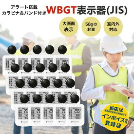 在庫あり即納！20個セット 電池付き 黒球式熱中症指数計 JIS適合品 JIS準拠 黒球付熱中症計 黒球型携帯熱中症計 WBGT アラーム RABLISS KO392 温度計測 熱中症対策 義務化 熱中症予防 熱中症 測定器 温度 熱中アラーム wbgt測定器 屋外