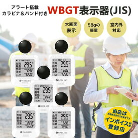 在庫あり即納！5個セット 電池付き 黒球式熱中症指数計 JIS適合品 JIS準拠 黒球付熱中症計 黒球型携帯熱中症計 WBGT アラーム RABLISS KO392 温度計測 熱中症対策 義務化 熱中症予防 熱中症 測定器 温度 熱中アラーム wbgt測定器 屋外