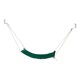 PATIKIL デスク下のフットハンモック 調節可能なフットレストスリング フック付き ポータブルデスクフットレスト 飛行機旅行 ホームオフィス用 ダーク緑 スタイル1