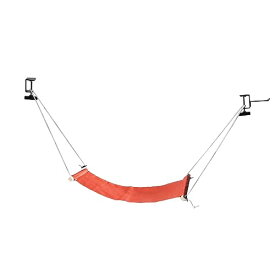 PATIKIL フットレスト フットハンモック 足置き 調整可能 フック付き 持ち運び可能 オフィスビーチ旅行用 オレンジ スタイル2