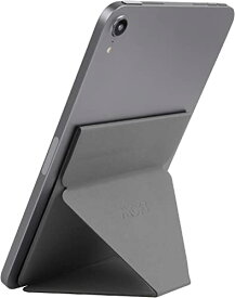 色：灰 サイズ：7.9~9.7インチまでに対応 MOFT X iPadスタンド タブレットスタンド [アップグレード版/マグネット式] 7.9インチ*9.7インチに対応 極薄 超軽量 折りたたみ 角度調整可能 収納便利 持