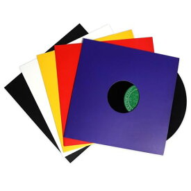 12寸レコードジャケットスリーブ10枚5色セット LP保護紙袋 穴空き 厚手のレコードスリーブ LP適用