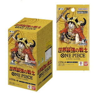 2026�N8��22������ �\�� �J�[�g�� ONE PIECE�J�[�h�Q�[�� ���E�ŋ��̐�m OP-17 BOX 24�p�b�N����@�����s�[�X �o���_�C BANDAI
