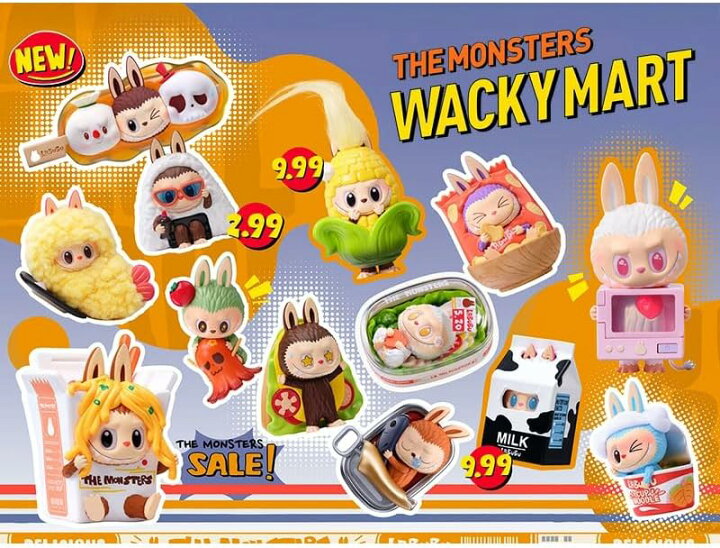 楽天市場】正規品 THE MONSTERS Wacky Mart シリーズ ピース/アソート 