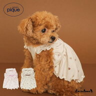 gelato pique ハート柄フリルワンピース 【翌日出荷】阪急ハロードッグ ジェラートピケ ジェラピケ ドッ…