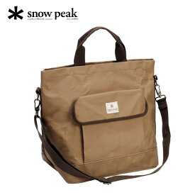 P10倍 【Snow Peak】スノーピーク トートバッグ S おしゃれ カジュアル アウトドア 通勤 通学 丈夫 帆布 メンズ レディース ユニセックス