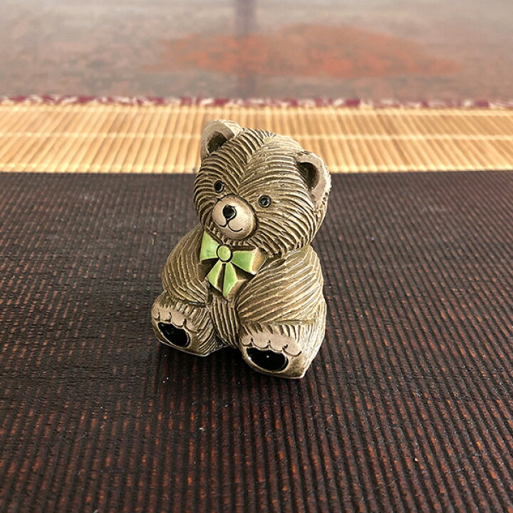 楽天市場】テディーベア 327陶器 置物 動物 くま クマ ヒグマ 熊 bear 