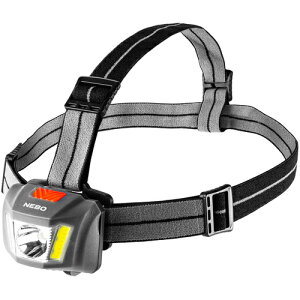 NEBO �d�r���w�b�h���C�g(LED) EINSTEIN 250 Headlamp NEBHLP1011G �d�r�� �ő�250���[���� �w�b�h�����v �`���g�@�\ IP44�̖h���h�o�K�i 706-6249