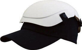 【即納】折りたたみ式 防災用セーフティ帽子 キャメット（白/ホワイト）TSCM-W フリーサイズ（53～62cm）（防災用ヘルメット）地震 台風 防災 備蓄 軽作業 携帯 軽い 小さくたためてコンパクト！いざという時に頭を守る。スポーツキャップタイプ。安心・安全な保護能力。