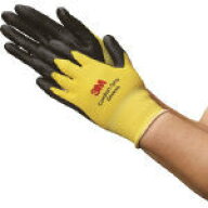 3M コンフォートグリップグローブ【イエロー・Lサイズ】 GLOVE-YEL-L（スリーエム 作業用手袋 一般作業用…
