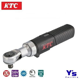 KTC 9.5sq. コードレスラチェットレンチセット JTRE330 本締め 一発緩め インジケーター付 締緩作業 LEDライト付 京都機械工具 712-2891