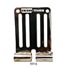 ニックス(KNICKS) TIT-15 連結チタニウム1.5mmベルトループ(総磨きタイプ) パーツ 金具 腰袋 工具袋 道具袋 【メール便】