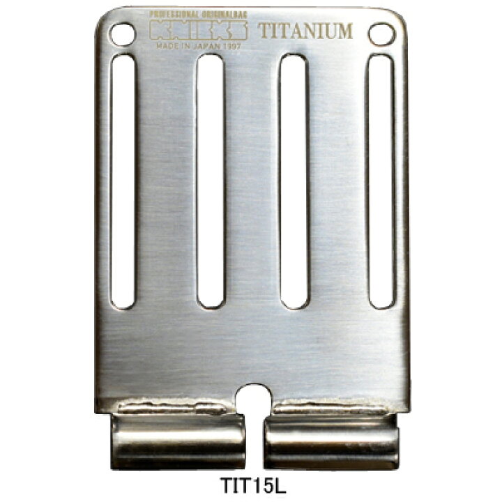 楽天市場】ニックス(KNICKS) TIT-15L 連結チタニウム1.5mm ベルト 