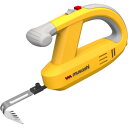 【在庫品】ムサシ 充電式（コードレスタイプ） 雑草抜き機 除草バイブレーター WE-750 7.2V 草抜き 667-5871