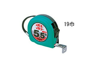 【KDS】コンベックス 尺目付 19mm巾×25尺(7.5m) 『両面ネオロック』 ZS19-75S