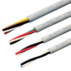 �x�m�d���H�� EM-ECTF �G�R�P�[�u�� 0.75sq 4c 100m 300V �G�R�d��(�ϔR���|���G�`�����L���u�^�C���R�[�h) 0.75 4c 100m