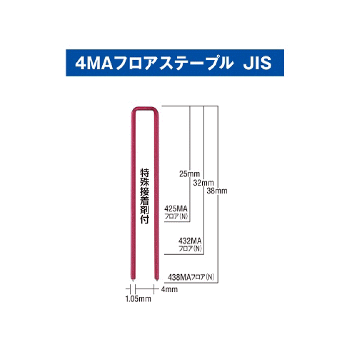 楽天市場】マックス(MAX) 4MAフロアステープル 438MAフロア(N