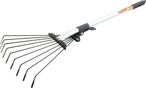 伸縮式ガーデンレーキ Sサイズ GR-75S 軽量アルミ柄 Three Hand