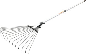 伸縮式ガーデンレーキ Lサイズ GR-180L 軽量アルミ柄 Three Hand