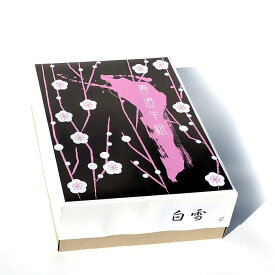 書道 半紙 白雪 1000枚 漢字用 機械漉き にじみ少なめ | 書道用品 書道用紙 書道半紙 習字 教室 学校 大人 学生 初心者 練習 半紙屋e-shop