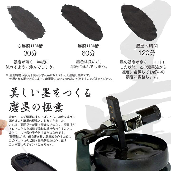 楽天市場】墨磨り機 墨磨職人 漢字用【墨運堂】SS型墨磨機 墨磨職人 墨 