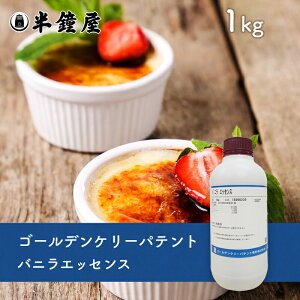 ゴールデンケリーパテント バニラエッセンス 1kg(業務用サイズ)(冷菓・生菓子)