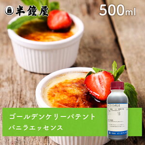 ゴールデンケリーパテント バニラエッセンス 500g(業務用サイズ)(冷菓・生菓子)