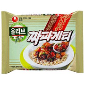 【農心】 チャパゲティ140gx5個　賞味期限：24年8月19日まで　袋麺　オリーブチャパゲティ　韓国チャジャンラーメン　ジャジャンラーメン　韓国人気