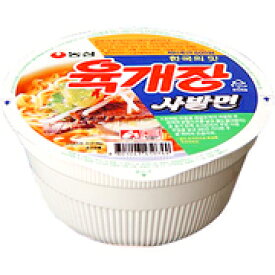 【農心】ユッケジャン カップラーメン(小)86gX1箱(24個)　コップラーメン　韓国カップラーメン　韓国コップラーメン　韓国ラーメン