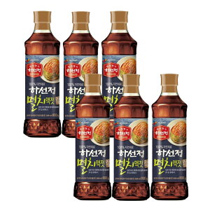 地域別送料無料  【CJ・ハソンジョン】イワシエキス 800g×6個《食韓国品 韓国食材 韓国料理 韓国食料品 食べ物 韓国調味料 海鮮エキス にぼしエキス キムチ作り材料 いわしえきす》