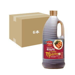 地域別送料無料  【CJ・ハソンジョン】カナリエキス 2.5kg×6本 1BOX《食韓国品 韓国食材 韓国料理 韓国食料品 食べ物 韓国調味料 海鮮エキス にぼしエキス キムチ作り材料 いわしえきす》