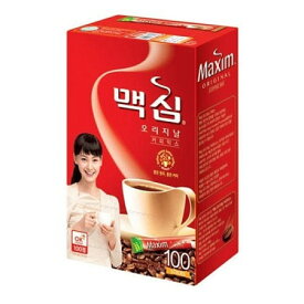 【マキシム】オリジナルミックス(100包)x1箱(8個)　 MAXIM COFFEE MIX ORIGINAL　韓国コーヒーミックス　赤いコーヒー　赤コーヒー　簡単コーヒー　イナヨンコーヒー