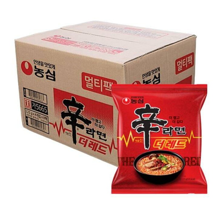 楽天市場】☆地域別送料無料☆箱売り【農心】辛ラーメン ザレッド（The 