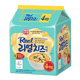 【オットギ】リアルチーズラーメン　135gx4個　SNS大人気　チーズラーメン　韓国　袋麺　袋ラーメン　韓国食品　チーズ味　チーズの香　Real Cheese Ramen