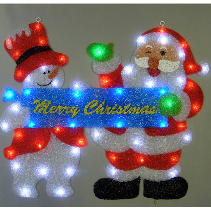 楽天市場 室内ledイルミネーションライト 室内用2dモチーフ ウィンドウモチーフ サンタ スノーマン イルミネーション クリスマス Led Diy 飾り パーティー 灯り コロナ産業 Depos デポス