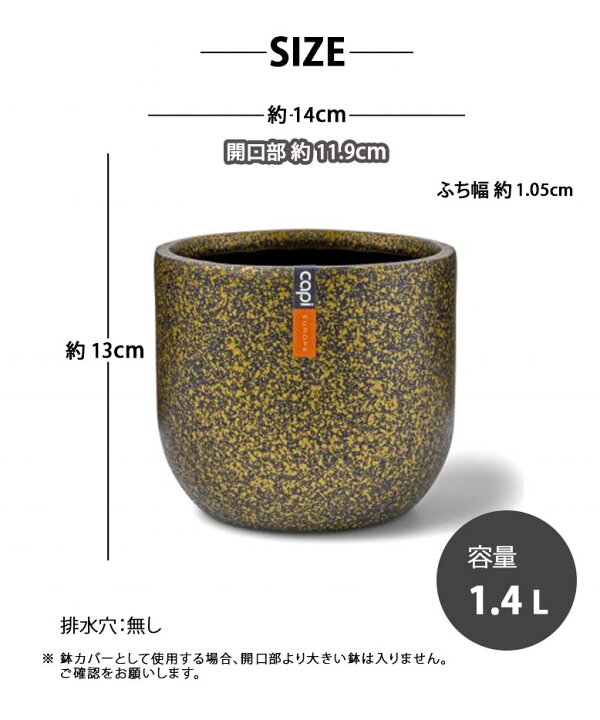 楽天市場】植木鉢 capi カピ 軽量 樹脂製 鉢 4号 室内用 インテリア 