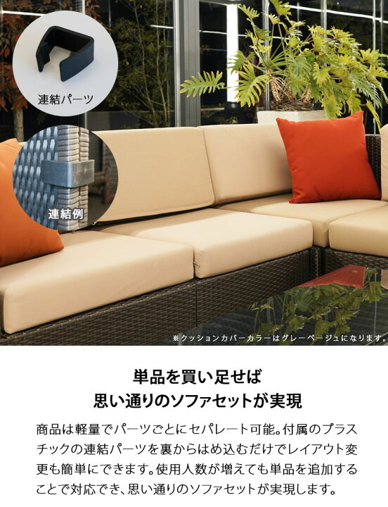 楽天市場】屋外 ガーデンファニチャー おしゃれ 人工ラタン ホテル 
