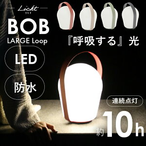 インテリアライト ガーデンライト テーブルライト ナイトライト USB充電 屋外 室内 おしゃれ 綺麗 照明 LED 防水 アウトドア キャンプ 庭 リヒト ボボ ラージ ループ BOB LARGE Loop