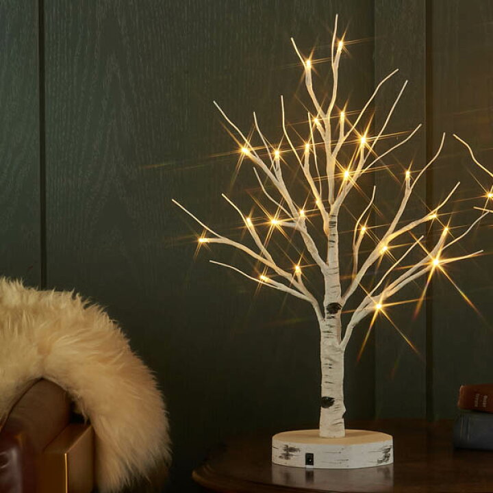 ブランチツリー クリスマスツリー おしゃれ タイマー インテリア 室内 