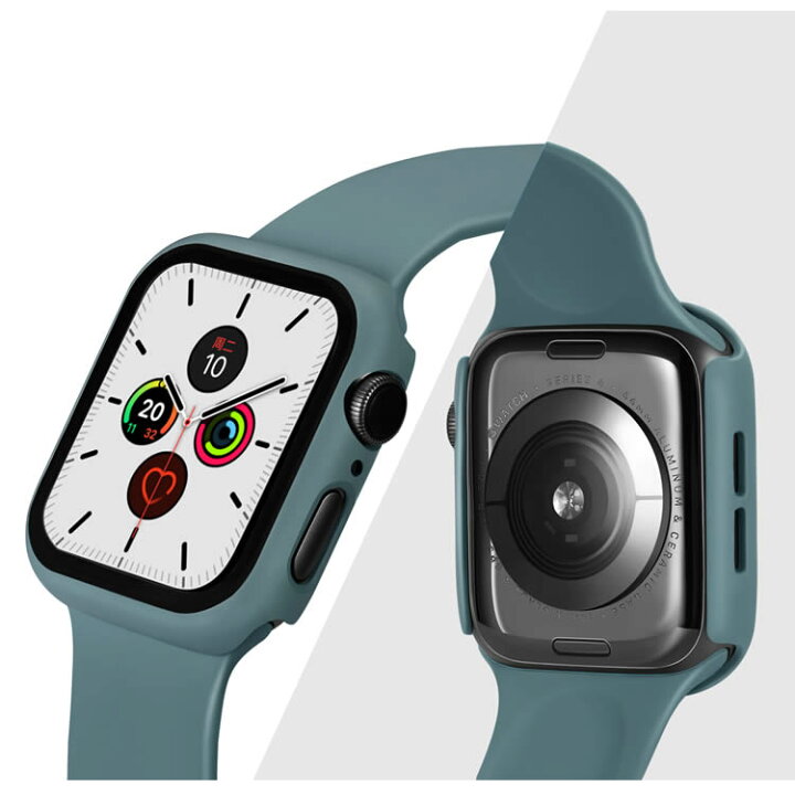 Apple Watch ケース アップルウォッチ ガラスフィルム 一体型 38mm/40mm/42mm/44mmサイズ選択 液晶全面保護カバー PCフレーム ケース カバー 保護ケース 耐衝撃性 脱着簡単 超簿 Appleウォッチ 4サイズに対応 HANYE Mart AppleWatch アップルウォッチ ケース カバー 全面保護 40mm対応F